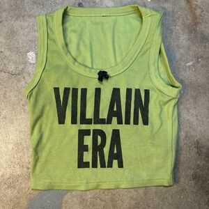 Villain Era Green Tank Top
